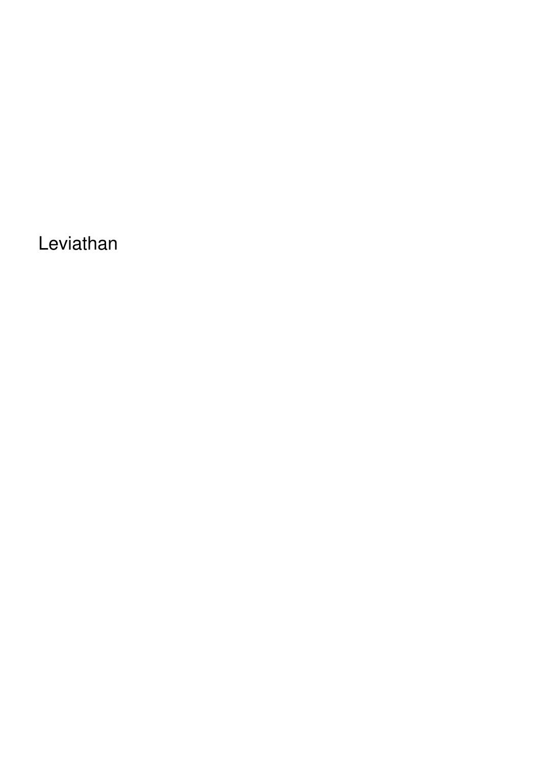 Cover of Leviathan
