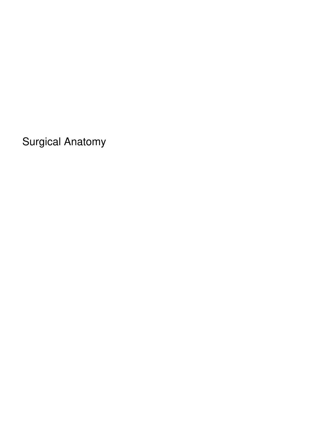 Cover of Surgical Anatomy