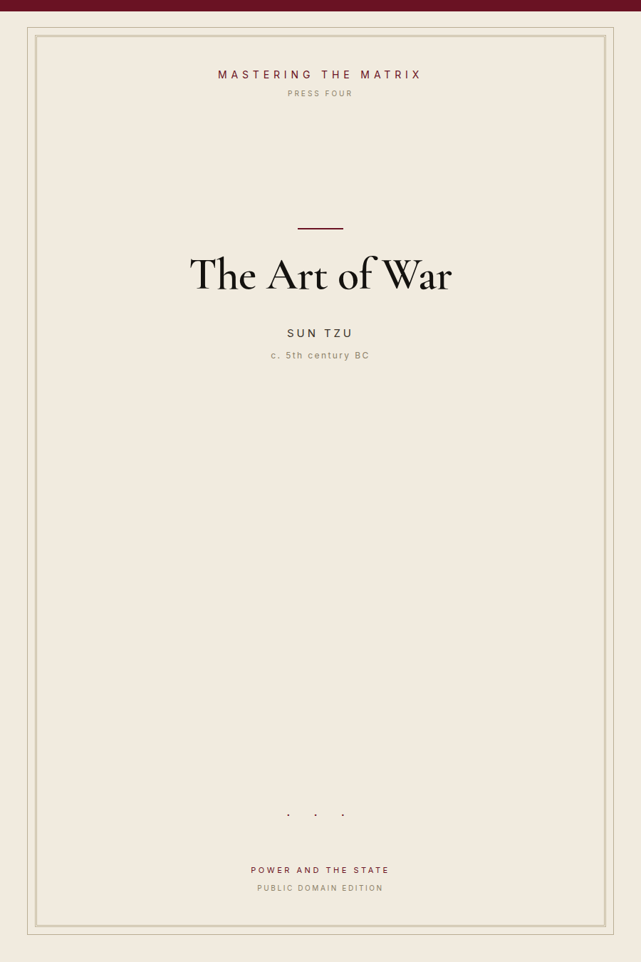 Cover of The Art of War