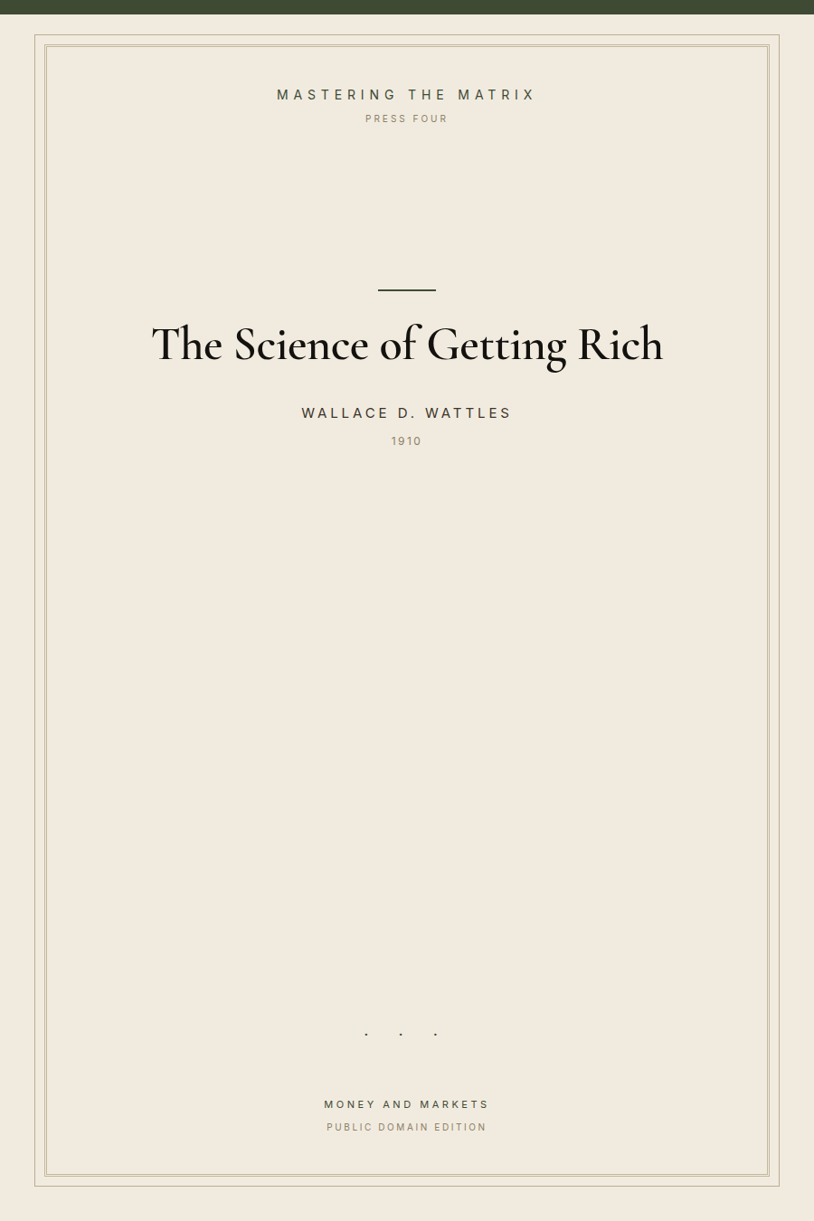 Cover of The Science of Getting Rich